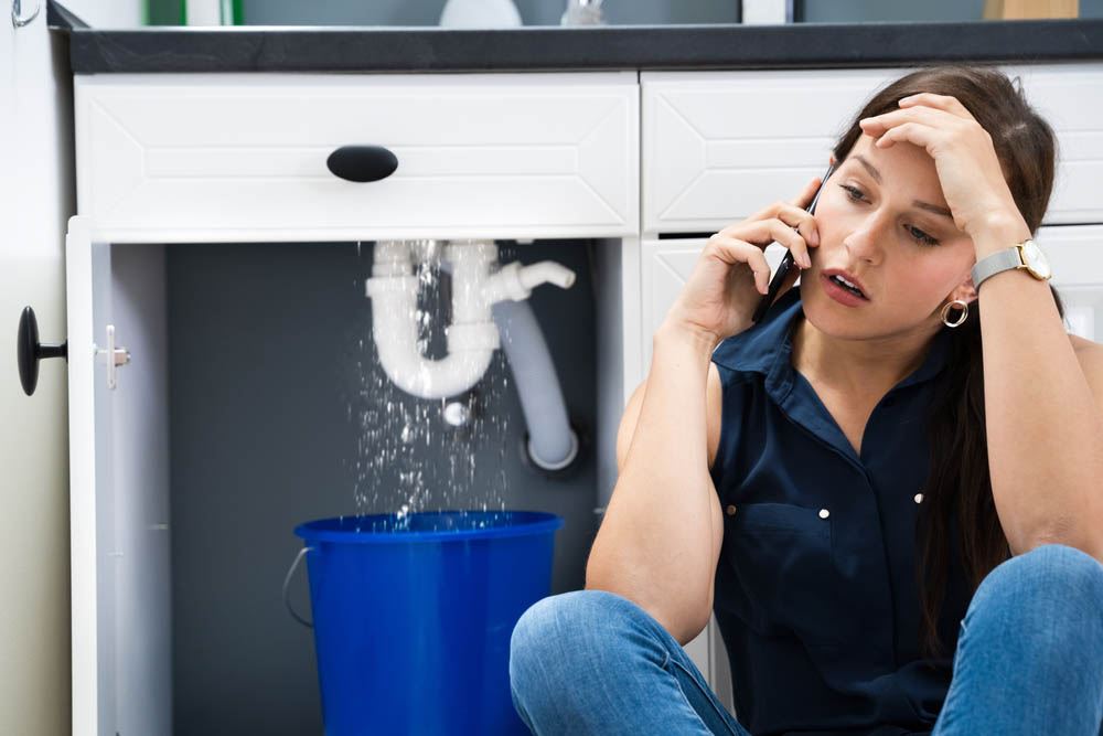 Sink Pipe Water Leak Kitchen Oklahoma City, OK